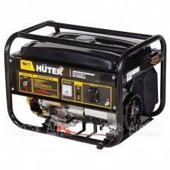 Бензиновый генератор Huter DY4000LX 3 кВт - электростартер в Великих Луках