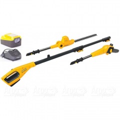 Высоторез аккумуляторный + ножницы для живой изгороди Stiga SMT 100 AE Kit в Великих Луках