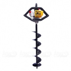 Мотобур (бензобур) Iron Mole E53 Tandem + шнек 150х1000 в Великих Луках