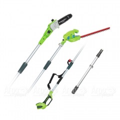 Аккумуляторный кусторез GreenWorks 2 в 1, 40V (без батареи и зарядного устройства) в Великих Луках