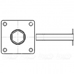 Ступица колеса 010621 для мотоблоков Целина в Великих Луках