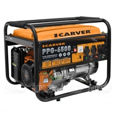 Бензогенератор Carver PPG-6500 5 кВт в Великих Луках
