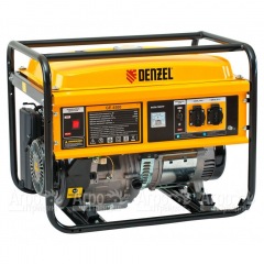 Бензогенератор Denzel GE 4500 4 кВт в Великих Луках