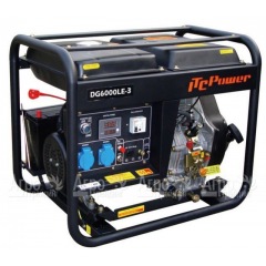 Дизельный генератор ITC Power DG6000LEK-3+ (дистанционный запуск+разъем для АВР) в Великих Луках