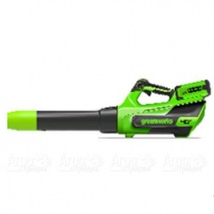 Воздуходувка аккумуляторная GreenWorks 40V 2408207 (без аккумулятора и зарядного устройства) в Великих Луках