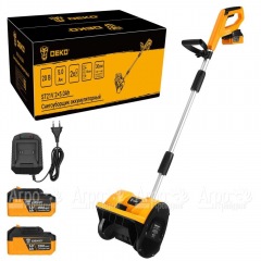 Снегоуборщик аккумуляторный DEKO ST21V 2х5 Ач в Великих Луках