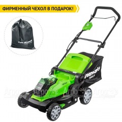 Газонокосилка аккумуляторная GreenWorks G40LM41K3 в Великих Луках