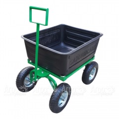 Тележка Sadovodcart Садовод четырехколесная с пластиковым баком в Великих Луках