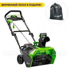 Снегоуборщик аккумуляторный GreenWorks GD40STK5 5 Ач в Великих Луках