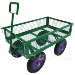Тележка Sadovodcart Садовод четырехколесная с откидными бортами в Великих Луках