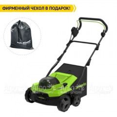 Аккумуляторный вертикуттер GreenWorks GD40SC38IIK4 в Великих Луках