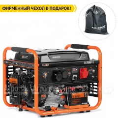 Бензогенератор Daewoo GDA 7500 DPE-3 DUAL POWER 220-380 6 кВт в Великих Луках