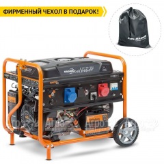 Бензогенератор Daewoo GDA 8500 DPE-3 DUAL POWER 220-380 7 кВт в Великих Луках