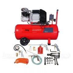 Компрессор масляный Fubag Auto Master Kit VDC/50 + набор из 10 предметов в Великих Луках