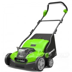 Аккумуляторный вертикуттер GreenWorks GD40SC36 (без аккумулятора и зарядного устройства) в Великих Луках