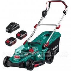 Газонокосилка аккумуляторная Зубр ГКЛ-3736-42 в Великих Луках