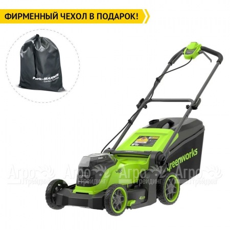 Газонокосилка аккумуляторная GreenWorks GD24X2LM411 (без аккумулятора и зарядного устройства) в Великих Луках