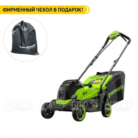 Газонокосилка аккумуляторная GreenWorks GD24LM331 4 Ач  в Великих Луках