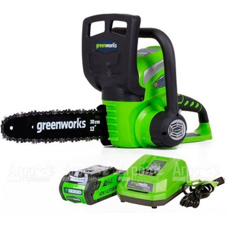 Аккумуляторная пила GreenWorks G40CS30II-12&quot; 4 Ач  в Великих Луках