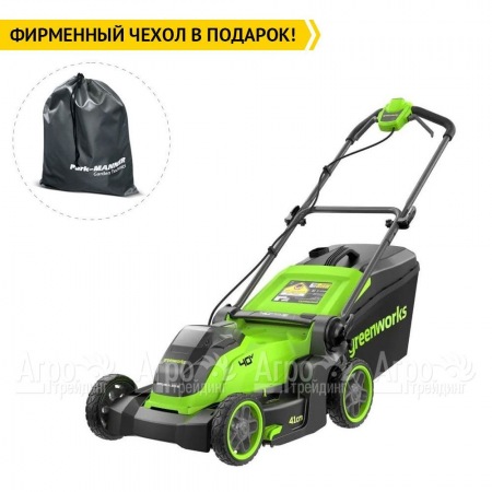Газонокосилка аккумуляторная GreenWorks GD40LM411 4 Ач  в Великих Луках