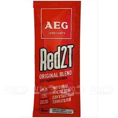 Масло минеральное AEG RED 2T Original blend API TC 20 мл для 2-х тактных двигателей в Великих Луках